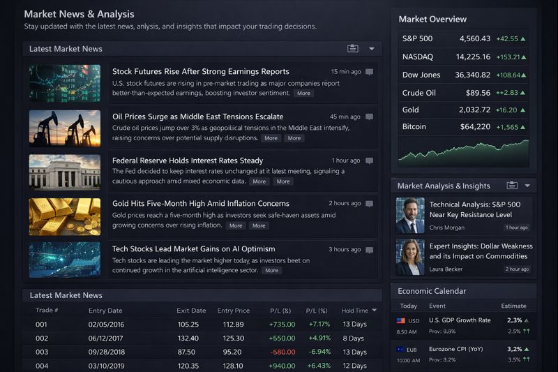Market News Interface